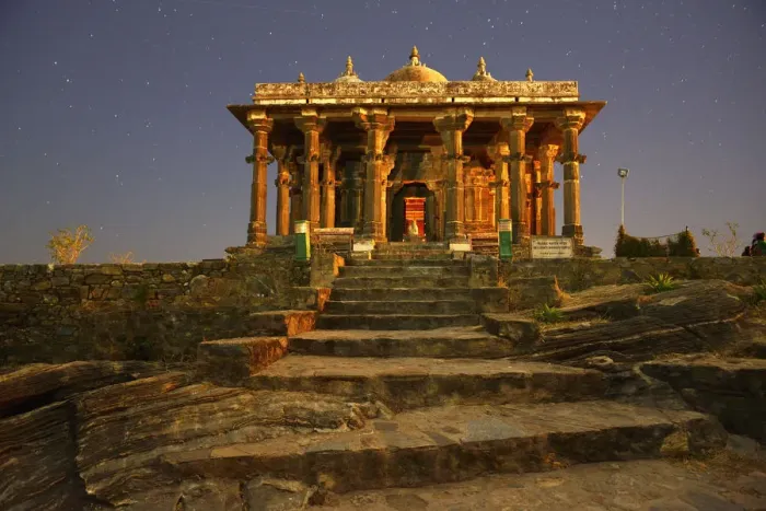 Framed Print : Neelkanth Madev Temple at night at Kumbhalgar Fortress, Rajasthan, India, Asia Framed Print : Neelkanth Madev Temple at night at Kumbhalgar Fortress, Rajasthan, India, Asia