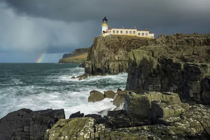 Framed Print : Neist Point Lighthouse on the Isle of Skye, Scotland. Winter (February) 2025 Framed Print : Neist Point Lighthouse on the Isle of Skye, Scotland. Winter (February) 2025