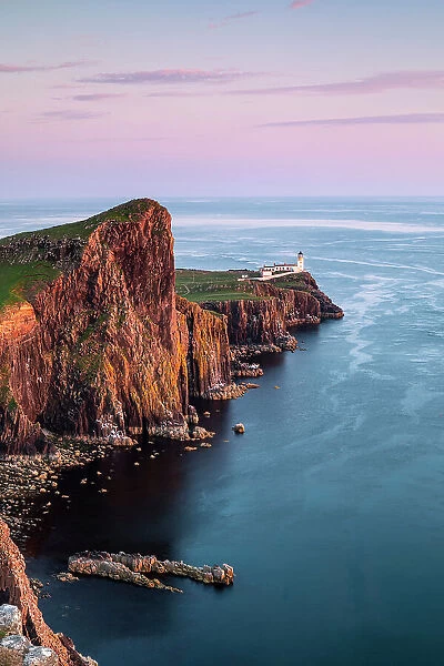 Neist Point Lighthouse, Isle of Skye, Highland, Scotland, UK