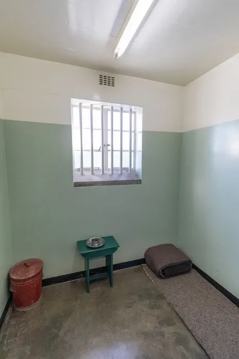 Framed Print : Nelson Mandela's Prison Cell, Robben Island, Western Cape Province, South Africa
