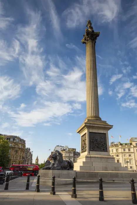 Framed Print : Nelsons Column, Trafalgar Square, London, England, UK Framed Print : Nelsons Column, Trafalgar Square, London, England, UK