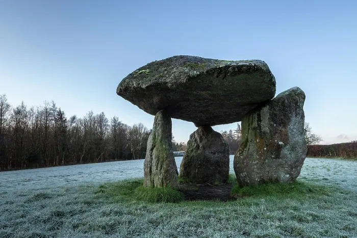 Framed Print : Neolithic dolmen Spinsters Rock near Chagford in Dartmoor National Park, Devon, England. Winter (February) 2025 Framed Print : Neolithic dolmen Spinsters Rock near Chagford in Dartmoor National Park, Devon, England. Winter (February) 2025