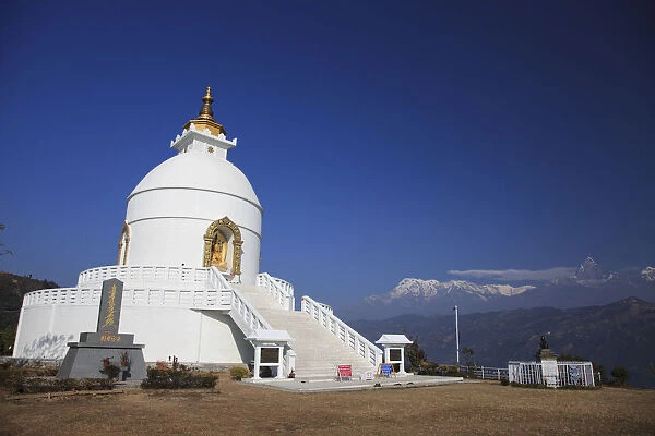 Nepal, Pokhara, World Peace Pagoda