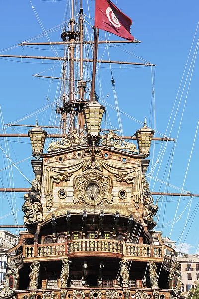 Neptune Galleon, Porto Antico (Old Port), Genoa, Liguria, Italy