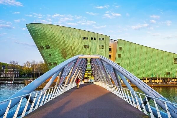 Netherlands, North Holland, Amsterdam. Science Center NEMO science museum, designed