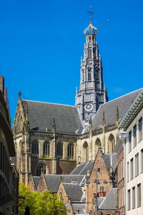 Framed Print : Netherlands, North Holland, Haarlem. Grote Kerk or St Framed Print : Netherlands, North Holland, Haarlem. Grote Kerk or St
