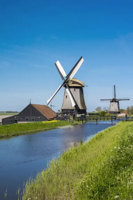 Framed Print : Netherlands, North Holland, Schermerhorn. Historic windmills at Museummolen Schermerhorn Framed Print : Netherlands, North Holland, Schermerhorn. Historic windmills at Museummolen Schermerhorn