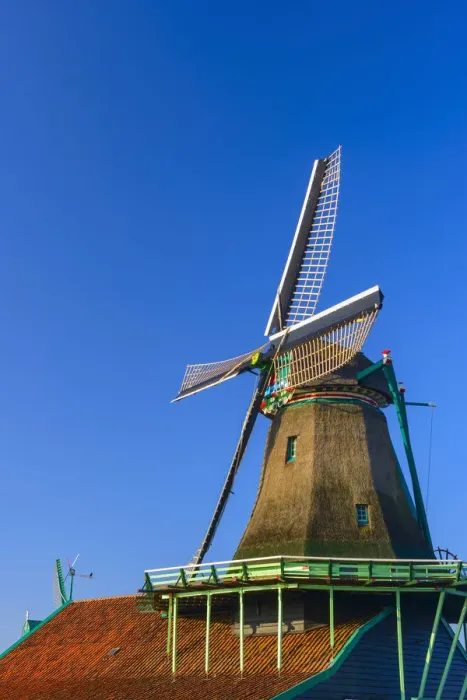 Framed Print : Netherlands, North Holland, Zaandam, Zaanse Schans, The Cat (De Kat) Dyemill Framed Print : Netherlands, North Holland, Zaandam, Zaanse Schans, The Cat (De Kat) Dyemill