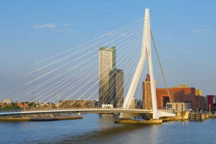 Framed Print : Netherlands, South Holland, Rotterdam, Erasmusbrug, Erasmus Bridge Framed Print : Netherlands, South Holland, Rotterdam, Erasmusbrug, Erasmus Bridge