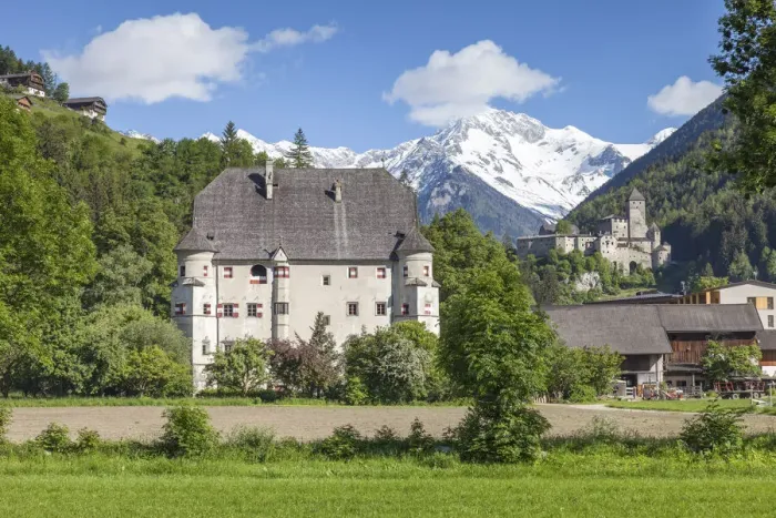 Framed Print : Neumalens residence and Taufers Castle in Campo Tures, South Tyrol, Italy Framed Print : Neumalens residence and Taufers Castle in Campo Tures, South Tyrol, Italy