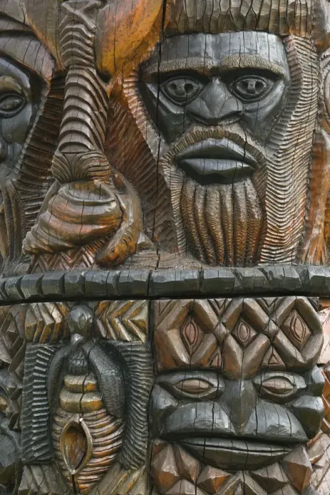 Framed Print : New Caledonia, Grande Terre Island, Noumea, Polynesian Carving detail on the MWA KA Framed Print : New Caledonia, Grande Terre Island, Noumea, Polynesian Carving detail on the MWA KA