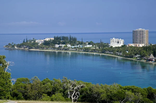 New Caledonia, Grande Terre Island, Noumea, Hotels along Anse Vata bay