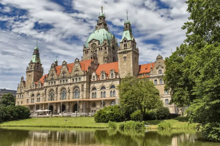Framed Print : New City Hall, Neues Rathaus (1913), Hanover, Lower Saxony, Germany Framed Print : New City Hall, Neues Rathaus (1913), Hanover, Lower Saxony, Germany
