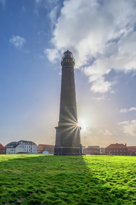 Framed Print : New lighthouse, Borkum, East Frisian Islands, Lower Saxony, Germany Framed Print : New lighthouse, Borkum, East Frisian Islands, Lower Saxony, Germany