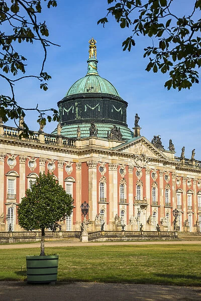 New Palace at the Sanssouci Park, Potsdam, Brandenburg, Germany