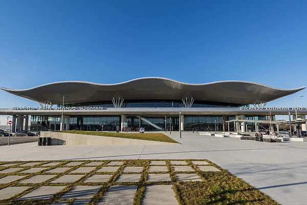 The new terminal of Zagreb International Airport, Zagreb, Croatia