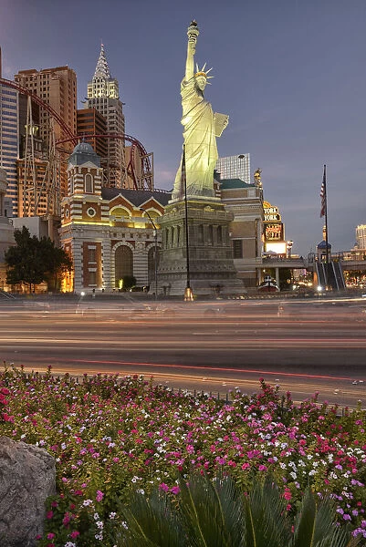 New York New York Hotel and Casino on Las Vegas Boulevard, The Strip, Las Vegas, Clark