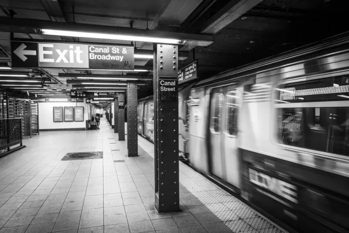 Framed Print : New York subway, Manhattan, New York City, USA Framed Print : New York subway, Manhattan, New York City, USA