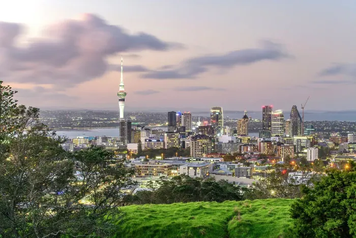 Framed Print : New Zealand, North Island, Auckland, skyline