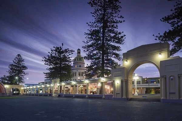 New Zealand, North Island, Hawkes Bay, Napier, art-deco architecture, the T&G Building