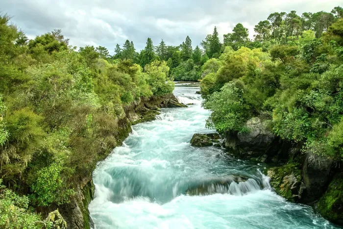 Framed Print : New Zealand, North Island, Taupo, Huka falls Framed Print : New Zealand, North Island, Taupo, Huka falls