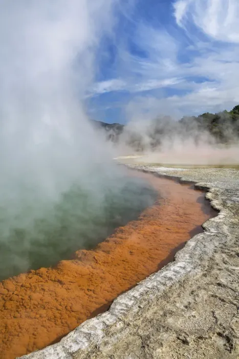 Framed Print : New Zealand, North Island, Wai-O-Tapu, Thermal Reserve, Champagne Pool Framed Print : New Zealand, North Island, Wai-O-Tapu, Thermal Reserve, Champagne Pool