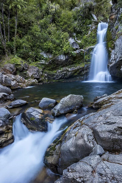 New Zealand, South Island, Abel Tasman National Park, Wainui Falls