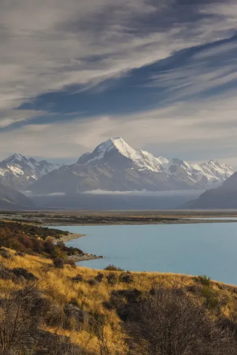 Framed Print : New Zealand, South Island, Canterbury, Aoraki-Mt Framed Print : New Zealand, South Island, Canterbury, Aoraki-Mt