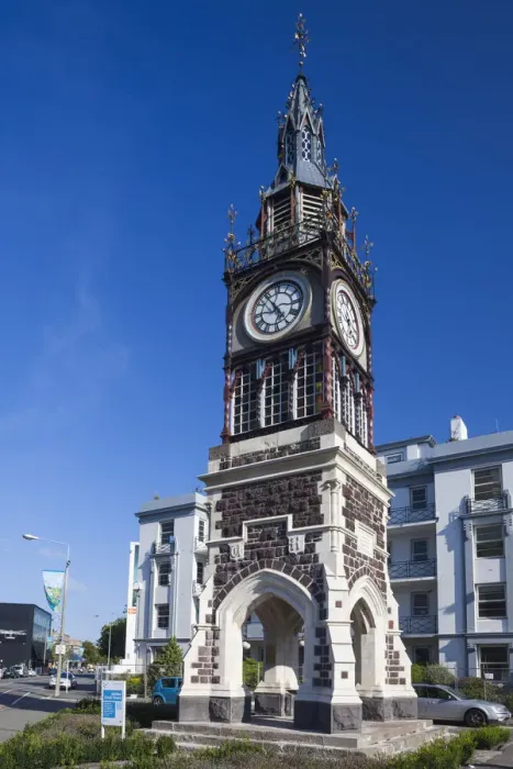 Framed Print : New Zealand, South Island, Christchurch, Victoria Street clocktower Framed Print : New Zealand, South Island, Christchurch, Victoria Street clocktower