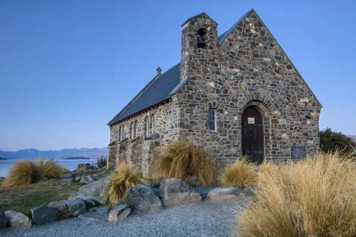 Framed Print : New Zealand, South Island, Lake Tekapo, Church of the Good Shepherd Framed Print : New Zealand, South Island, Lake Tekapo, Church of the Good Shepherd