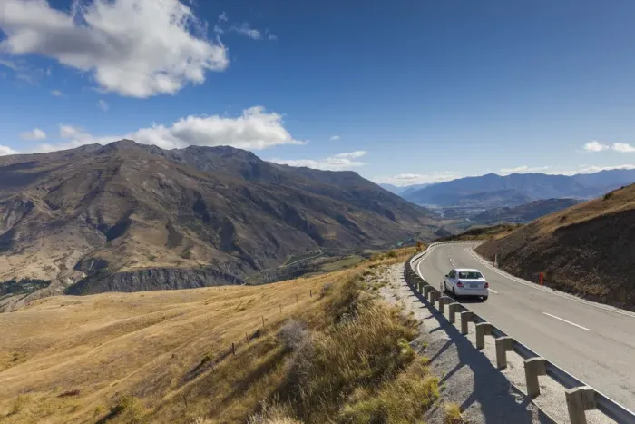 Framed Print : New Zealand, South Island, Otago, Cardrona-area, Crown Range Road, highest asphalt Framed Print : New Zealand, South Island, Otago, Cardrona-area, Crown Range Road, highest asphalt