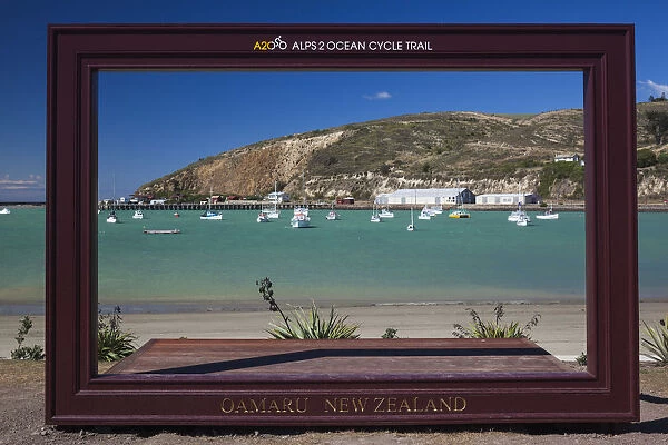 New Zealand, South Island, Otago, Oamaru, harbor view