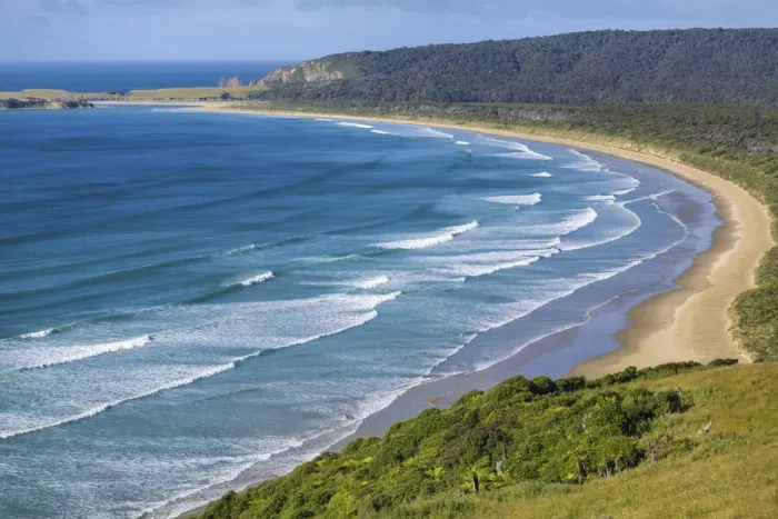 Framed Print : New Zealand, South Island, Tautuku Bay