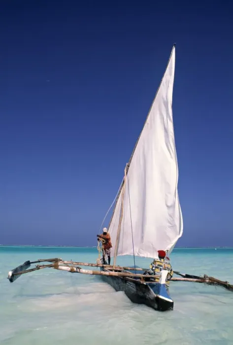 Framed Print : Ngalawa (small wooden boat)