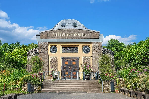 Nibelungenhalle near Drachenburg, Konigswinter, Siebengebirge, North Rhine-Westphalia, Germany