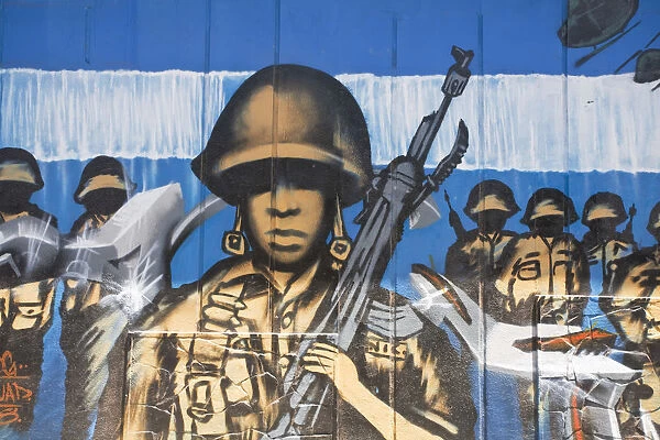 Nicaragua, Esteli, Wall mural