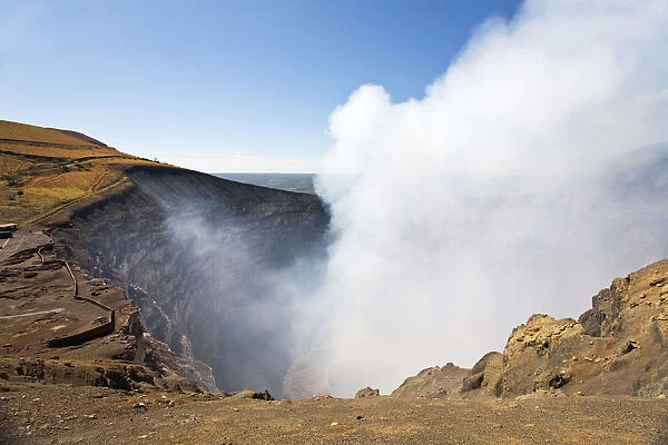 Nicaragua, Masaya, Park Natinal Volcan Masaya, Santiago crater