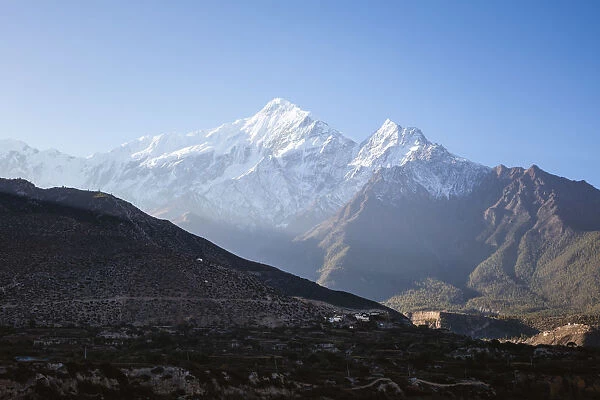 Nilgiri Himal peak, Annapurna range, Jomsom, Nepal