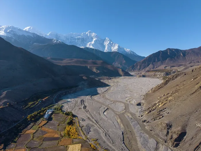 Framed Print : Nilgiri mountain & Kali Gandaki river from Kagbeni Lower Mustang, Nepal Framed Print : Nilgiri mountain & Kali Gandaki river from Kagbeni Lower Mustang, Nepal