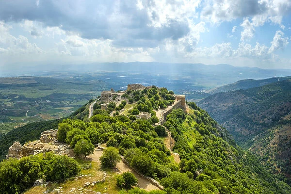 Nimrod fortress (Qal at al-Subeiba), a ruined Ayyubid castle on the slopes of