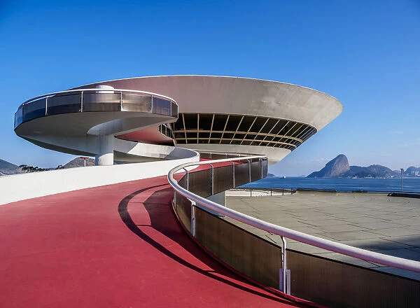 Niteroi Contemporary Art Museum MAC, Niteroi, State of Rio de Janeiro, Brazil