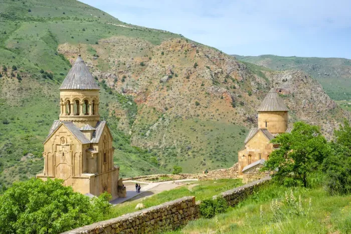 Framed Print : Noravank monastery, Surb Astvatsatsin Church and Surb Karapet Church in the Amaghu Valley Framed Print : Noravank monastery, Surb Astvatsatsin Church and Surb Karapet Church in the Amaghu Valley