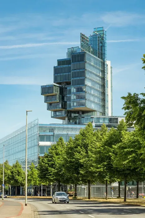 Framed Print : Nord / LB bank building by Behnisch Architects, Hannover, Lower Saxony, Germany Framed Print : Nord / LB bank building by Behnisch Architects, Hannover, Lower Saxony, Germany