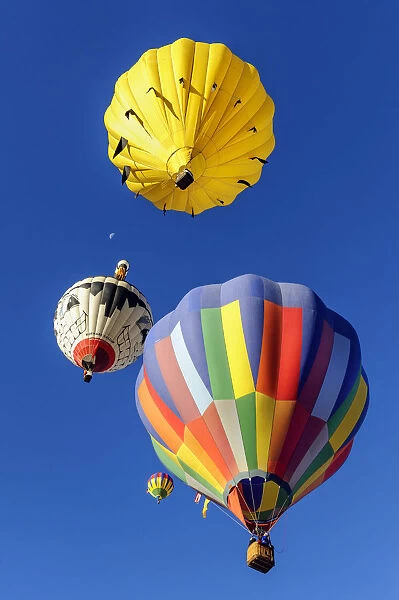 North America, United States of America, New Mexico, Taos, Balloon Festival