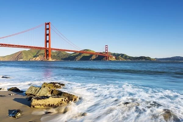 North America, USA, America, California, San Francisco, Golden gate bridge from Marine