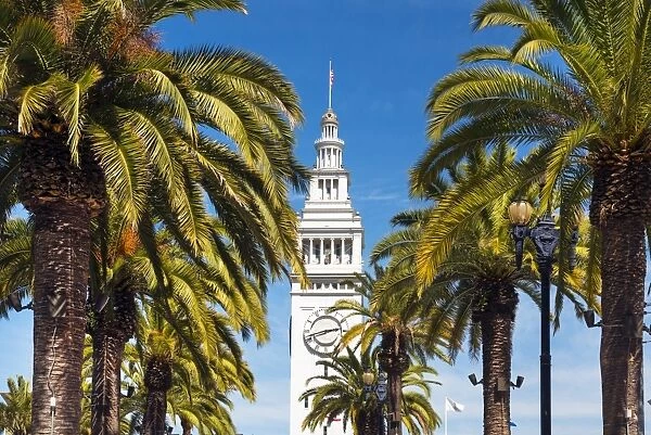 North America, USA, America, California, San Francisco, Clock tower at the Port of