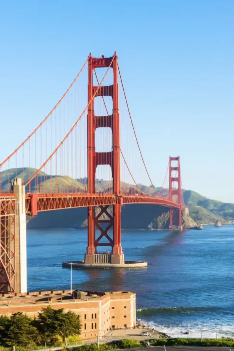 Framed Print : North America, USA, America, California, San Francisco, View of the Golden Gate bridge Framed Print : North America, USA, America, California, San Francisco, View of the Golden Gate bridge