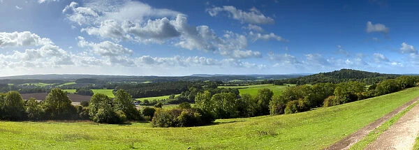 North Downs from Newlands Corner, Nr. Guildford, Surrey, England