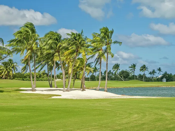 Framed Print : North Sound Golf Club on Grand Cayman, Cayman Islands, British West Indies