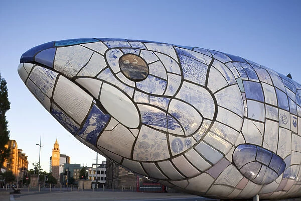 Northern Ireland, Belfast, The Big Fish by John Kindness on Donegall Quay